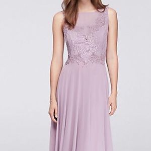 Lavender bridesmaid dress/gown